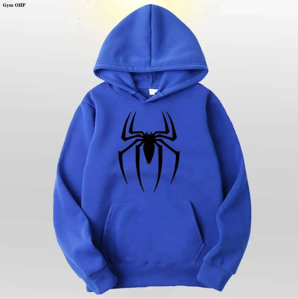 Spider Fashion Brand Women's Male Casual Sweatshirts Men's Hoodies High Quality Pullover Sweatshirt Tops Fleece Z260314