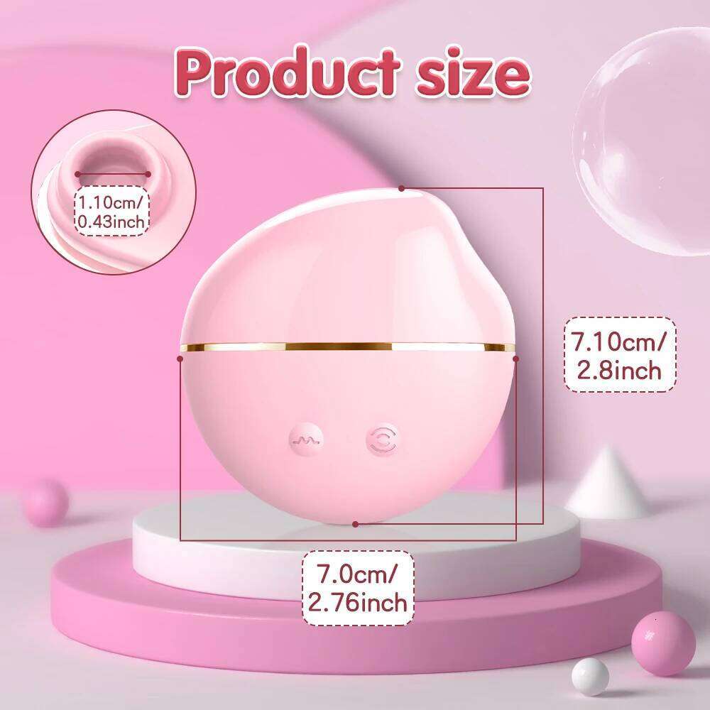 Powerful Breast Massager Toys Tongue Licking Clitoris Masturbation Women Sex Toy Sucking Vibrator Adult Products 18 26H0313