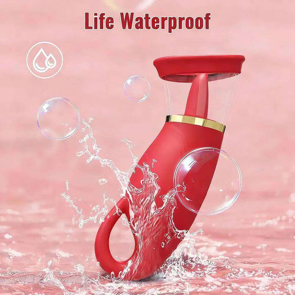 5-Frequency 360 Tongue Swaying for Women Clitoris Vacuum Sucker Stimulator Oral Vagina Nipples Vibrating Female Toys 26H0313