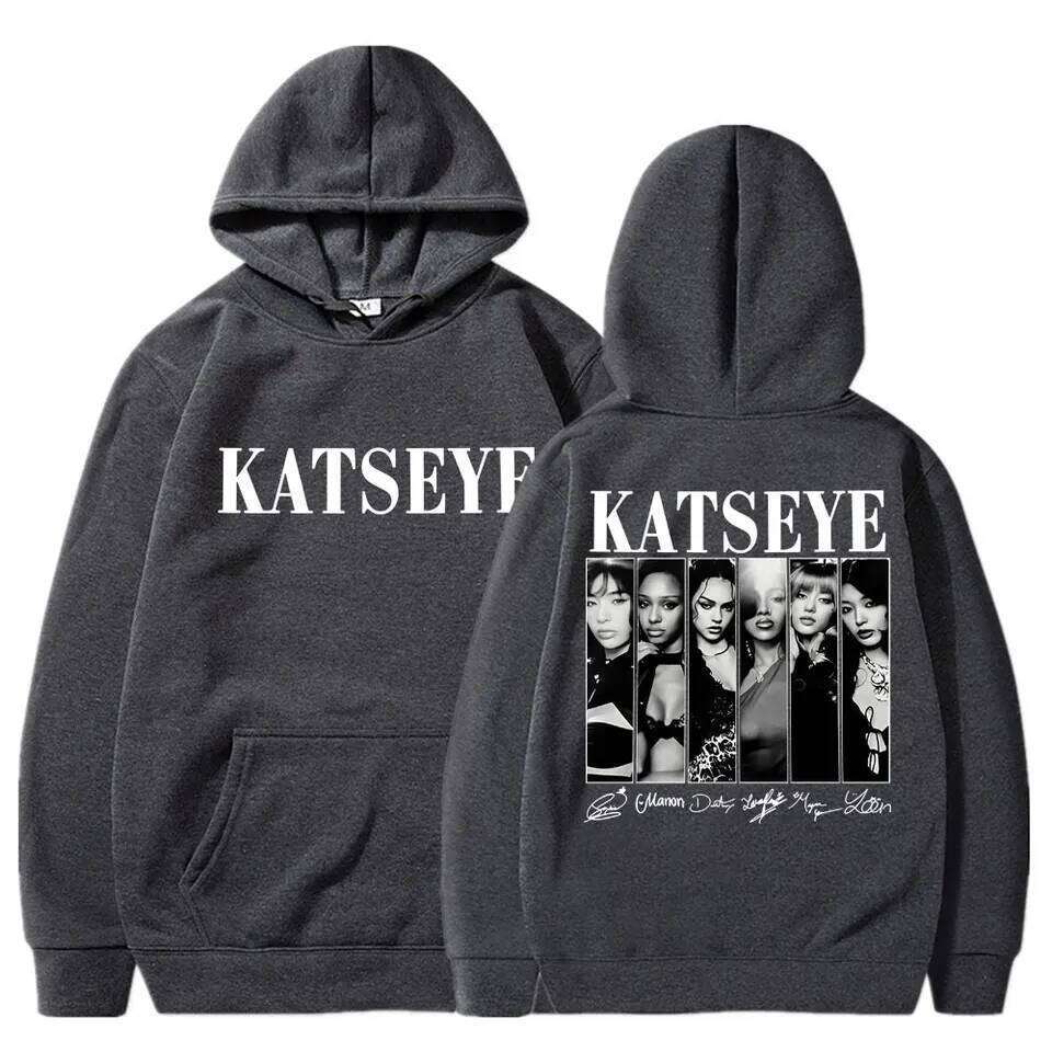 Limted Kpop Katseye Print Hoodies Vintage Trendy Men Women Y2k Hoody Sweatshirt Fleece Oversized Tracksuit Streetwear Fans Gifts Z260314