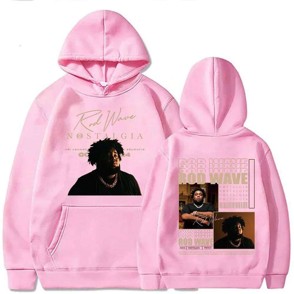 2024 Rod Wave Tour Fashion Casual Nostalgic Hip Hop Music Printed Men's and Women's Pullover Fans Luxury Gift Top Hoodie Z260315