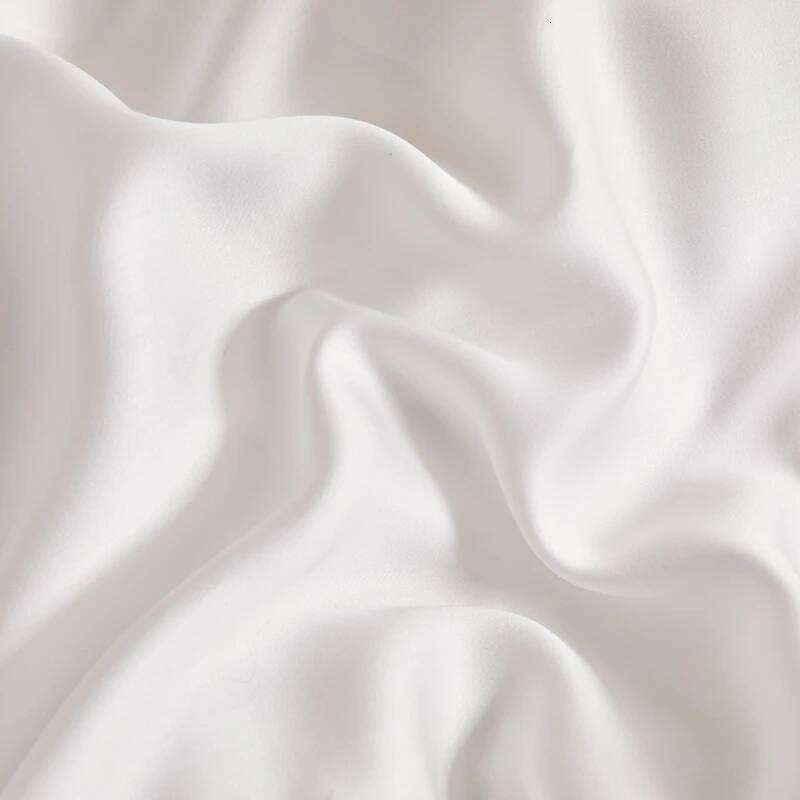 3pcs King Duvet Cover Set, White Silky Lyocell Bedding Setno Sheet,Quilt Cover+Pillowcases For Double Bed Home Drop Shipping H260312 - view 5