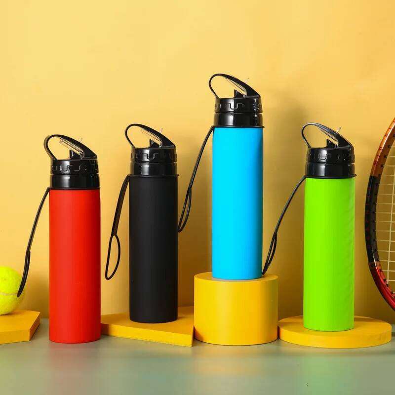 Outdoor Sports Kettle Silicone Folding Creative Soft Water Bottle Travel Cup Z260313