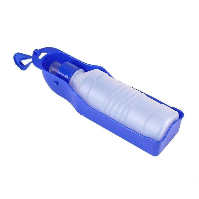 Dog Folding Drinker Plastic Portable Bottle Pets Outdoor Travel Drinking Water Feeder Bowl for Dogs 26W0313