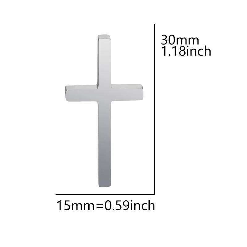 Personality Crosses Necklace 45-60cm Chain On The Neck Stainless Steel Necklaces For Men Women Accessories Fashion Jewelry H260312