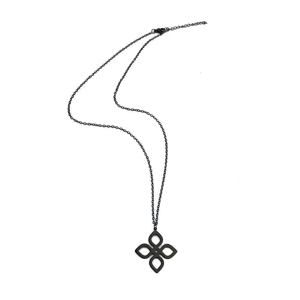 Stainless Steel for Women Man r's Cr Gold Color Pendant Necklace Engagement Jewelry H260312