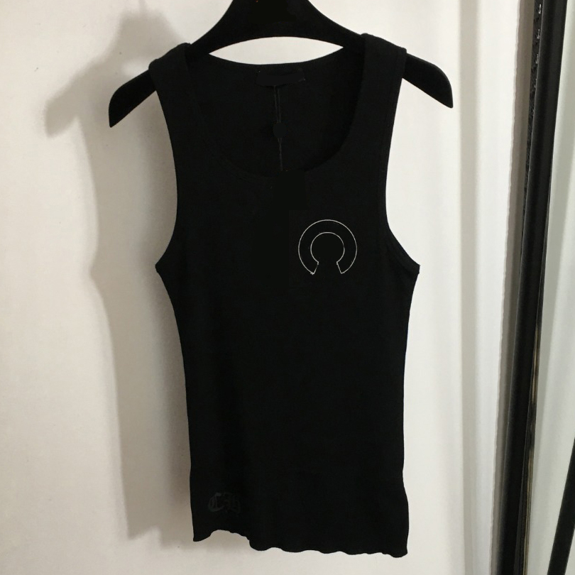 L68 Designer Women's Tank Top T-Shirt Trendy Knit Tank Sleeveless Spaghetti Strap Tank Minimalist Slim-Fit Tank Top