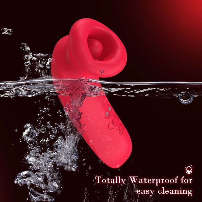 Tongue Licking Sucking Vibrator 10 Vibration 3 Suck Female Masturbation Vacuum Sucker Nipple Clit Stimulator Sex Toy for Women 26H0313