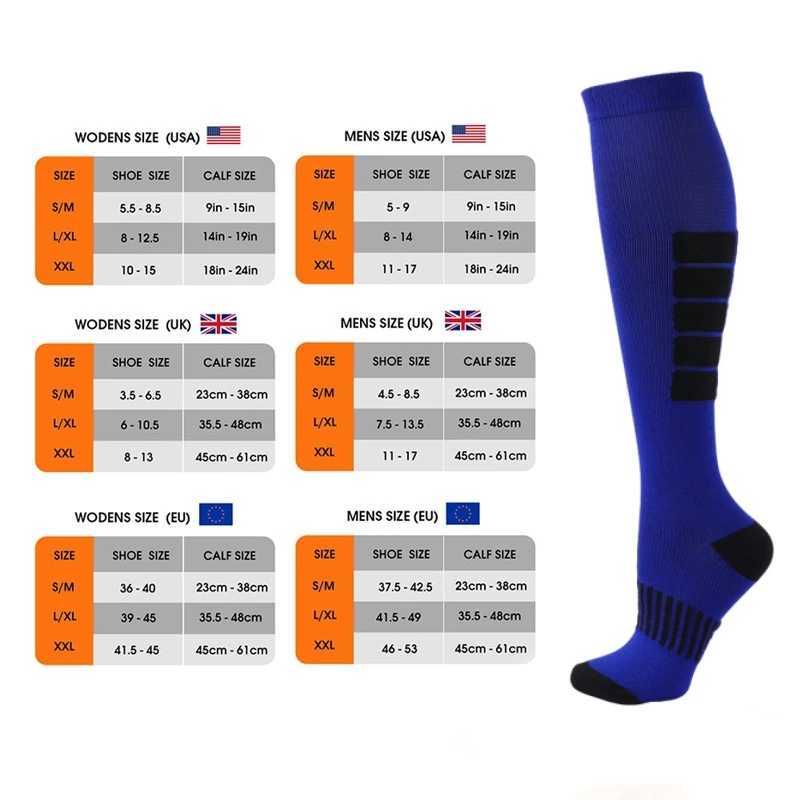 Outdoor Sports Pressure Socks Mens Long Jump Rope Fitness Calf Socks Muscle Compression Socks YS1007 D260313