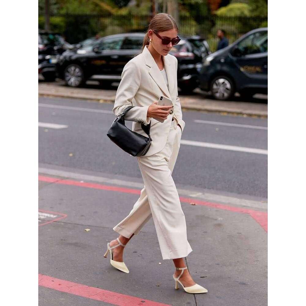 Women Rhinestone Heels Kitten High Satin Pumps Pointed Toe Sparkly Sexy Wedding Dress Shoes MOJIDASHU