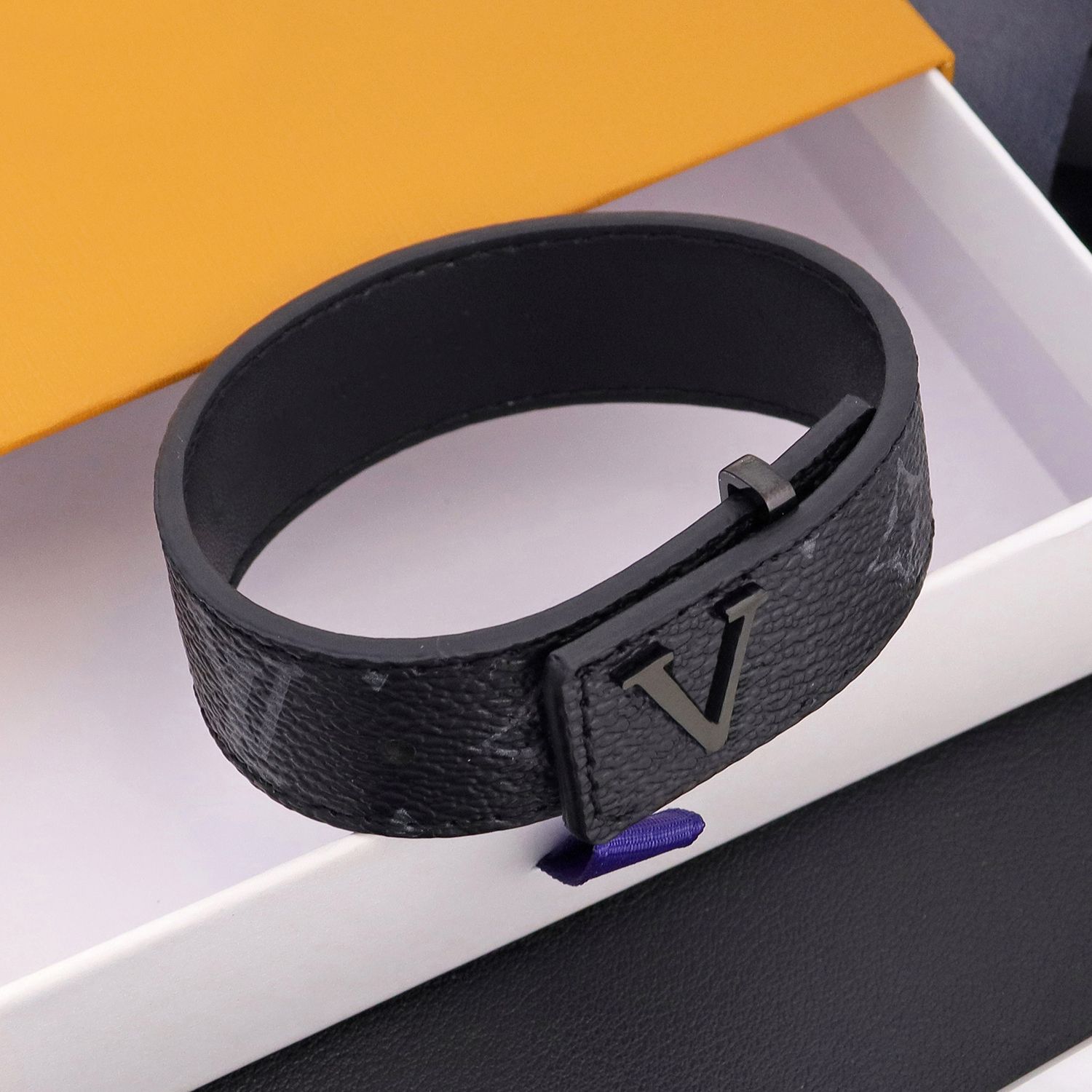 Brand Designer leather bracelets High-end Luxury Mens womens Bracelets Fashion Unisex Jewelry With box