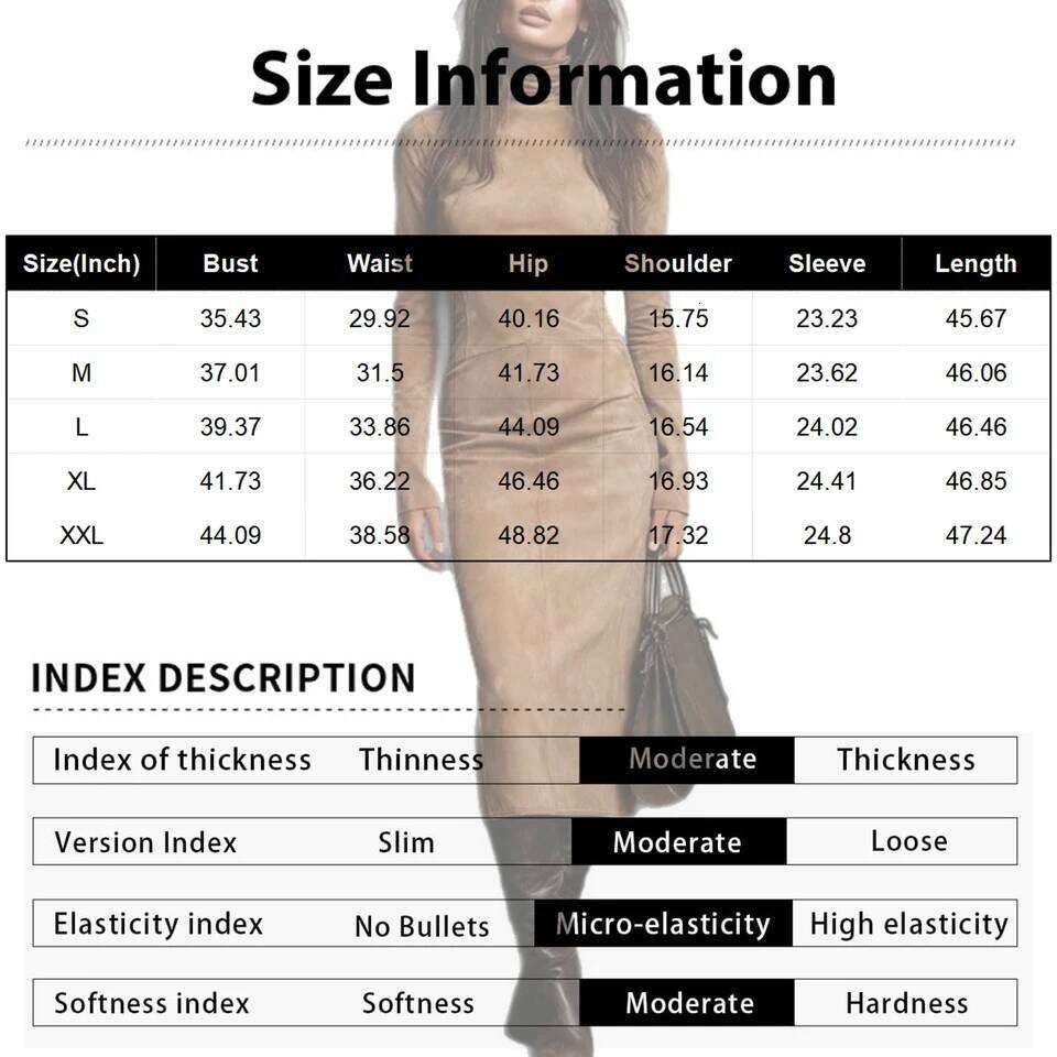 Women's Pleated Velvet Super Sleeve High Neck Tight Long Fashion Solid Color Dress Z260314