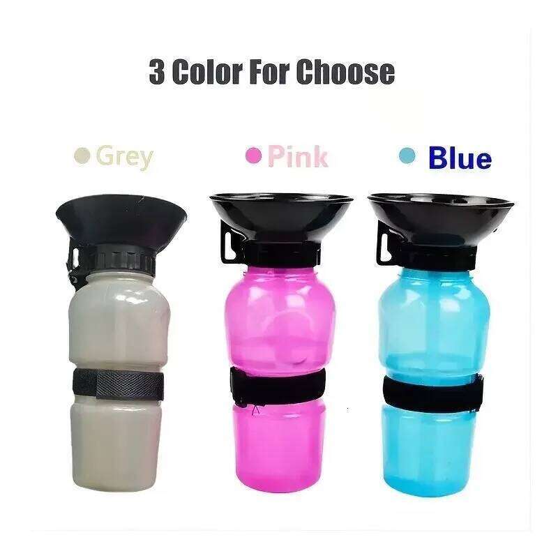 PLJI Out Walking Portable Bottle Dog Drinking Cup Cat Pet Water Feeding Supplies 26W0313