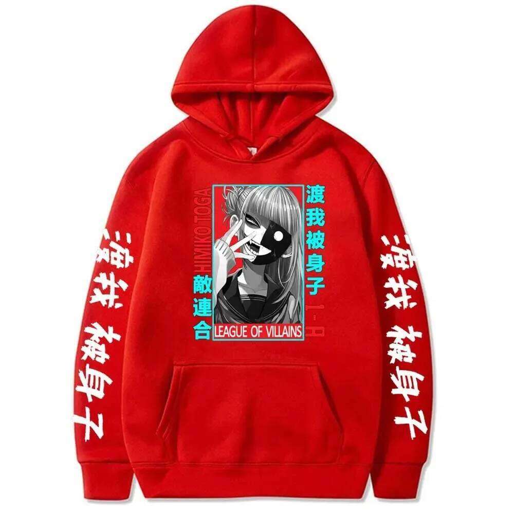 Hot Anime Himiko Toga My Hero Academia Hoodie Fashion Oversized hot product Unisex hoodies high quality top sweatshirt Sports Z260314