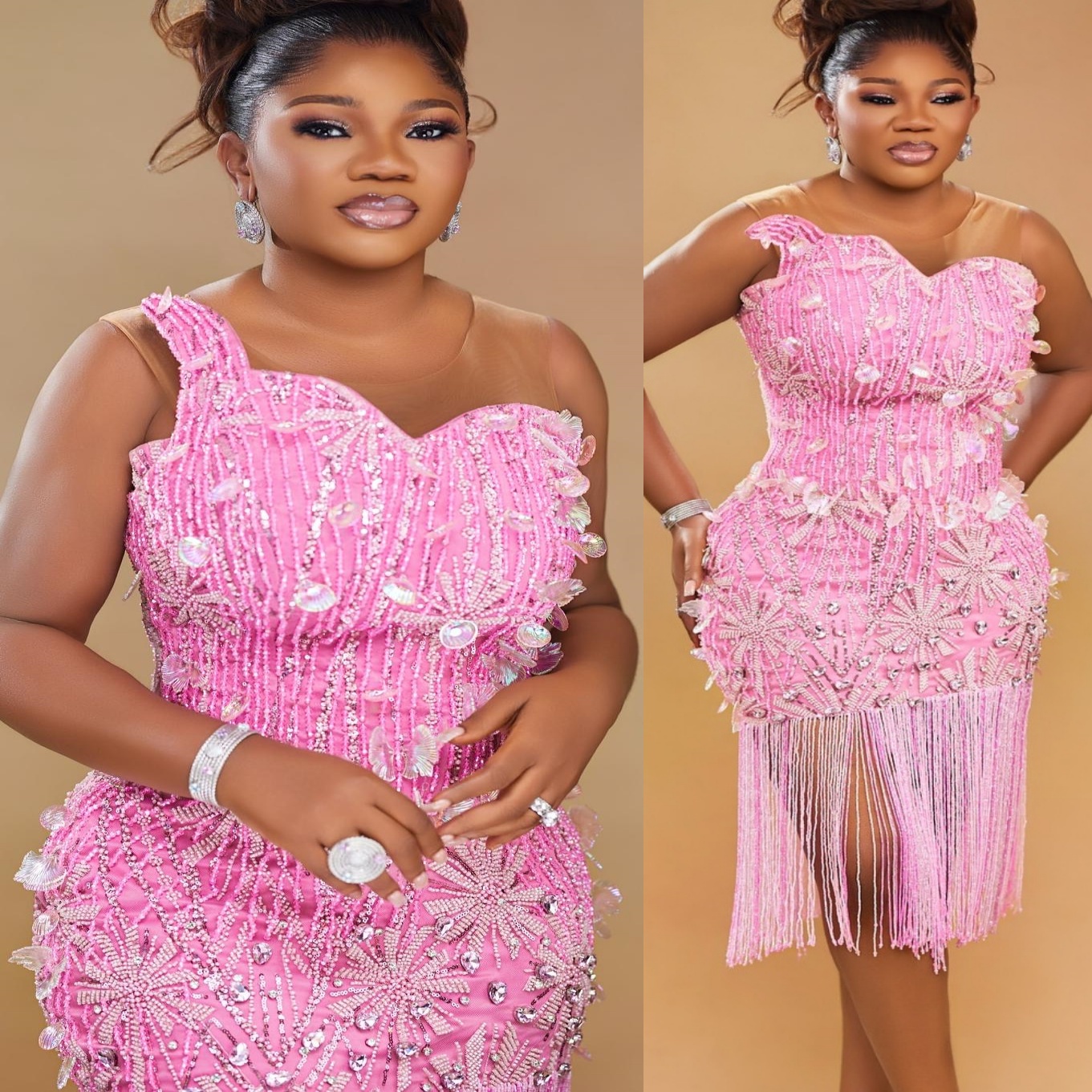 2026 Pink Sheath Cocktail Dress Appliques Crystals Sequined Short Mini Graduation Homecoming Dinner Party Dresses For Special Occasions Sweetheart Gow