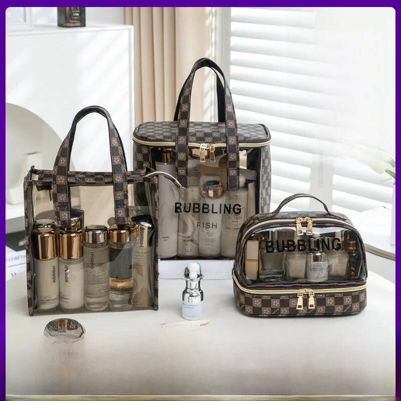 Travel Bag Waterproof Large Capacity For Makeup Organizer For domestic use kitchen bedroom Cosmetic Storage Pouch Toiletry living room