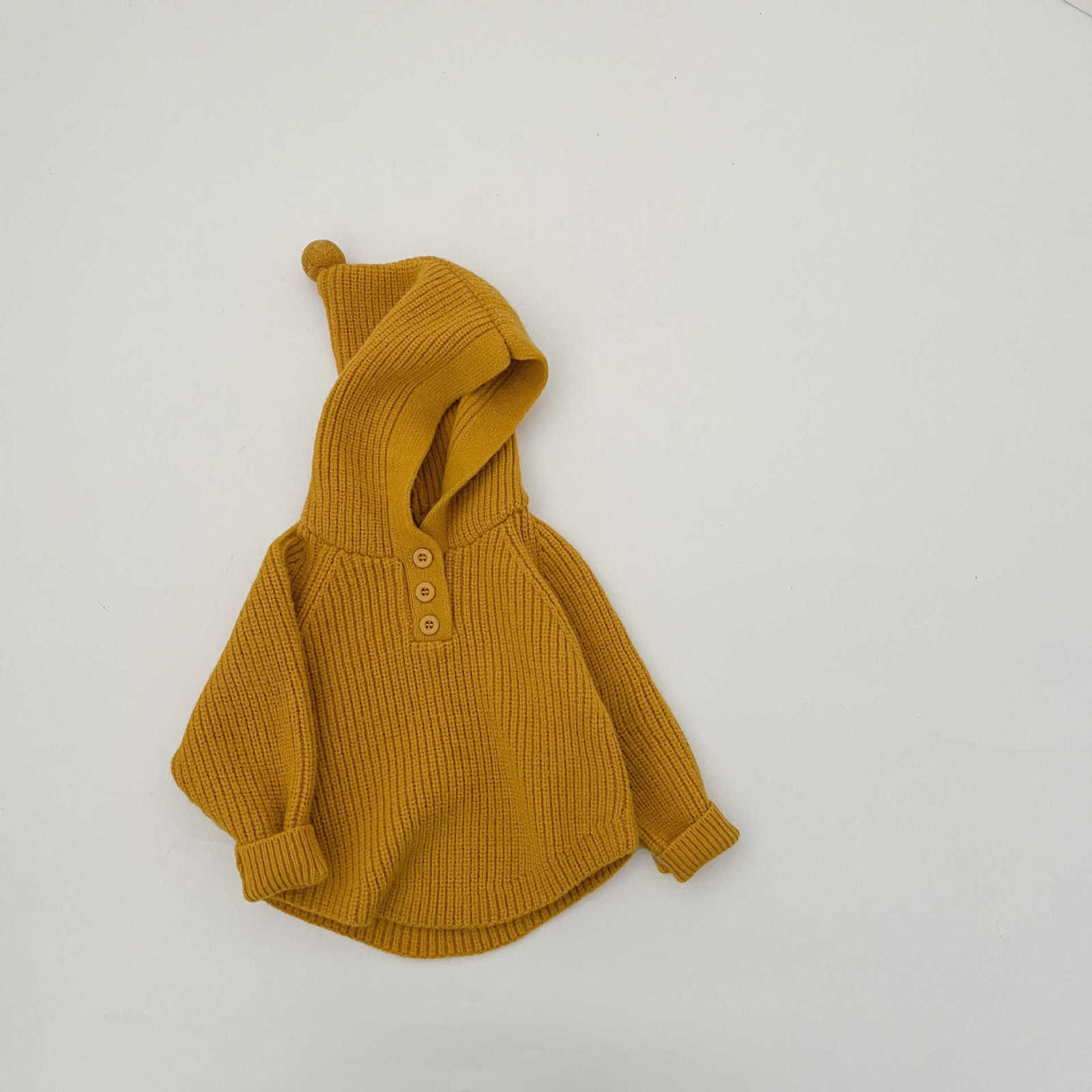 Women's Knits & Tees Korean children's clothing, thickened sweaters for spring and autumn new stylish hooded pullover knit tops for boys and