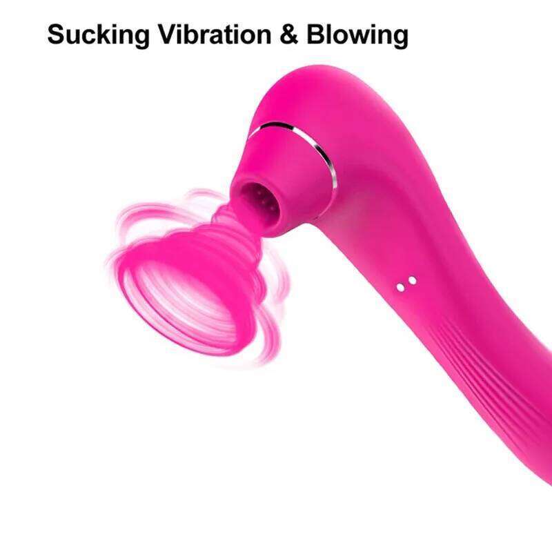 Sucking Vibrator Clitoris Stimulator Female Nipple Oral Blowjob Vacuum Vibrating Clit Sucker Adult Sex Toys for Women 26H0313