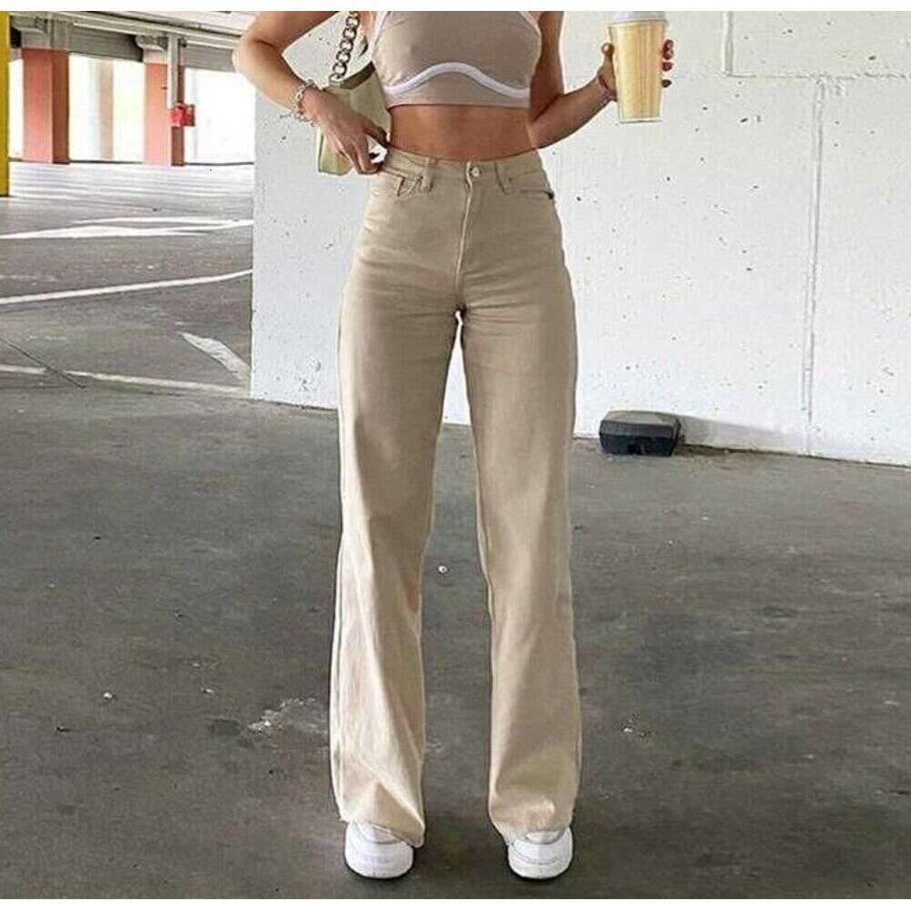 Fashion Loose Jeans For Women High Waist Stretch Wide Leg Femme Trousers Casual Comfort Denim Mom Washed Jean Pants 211111 Z260314