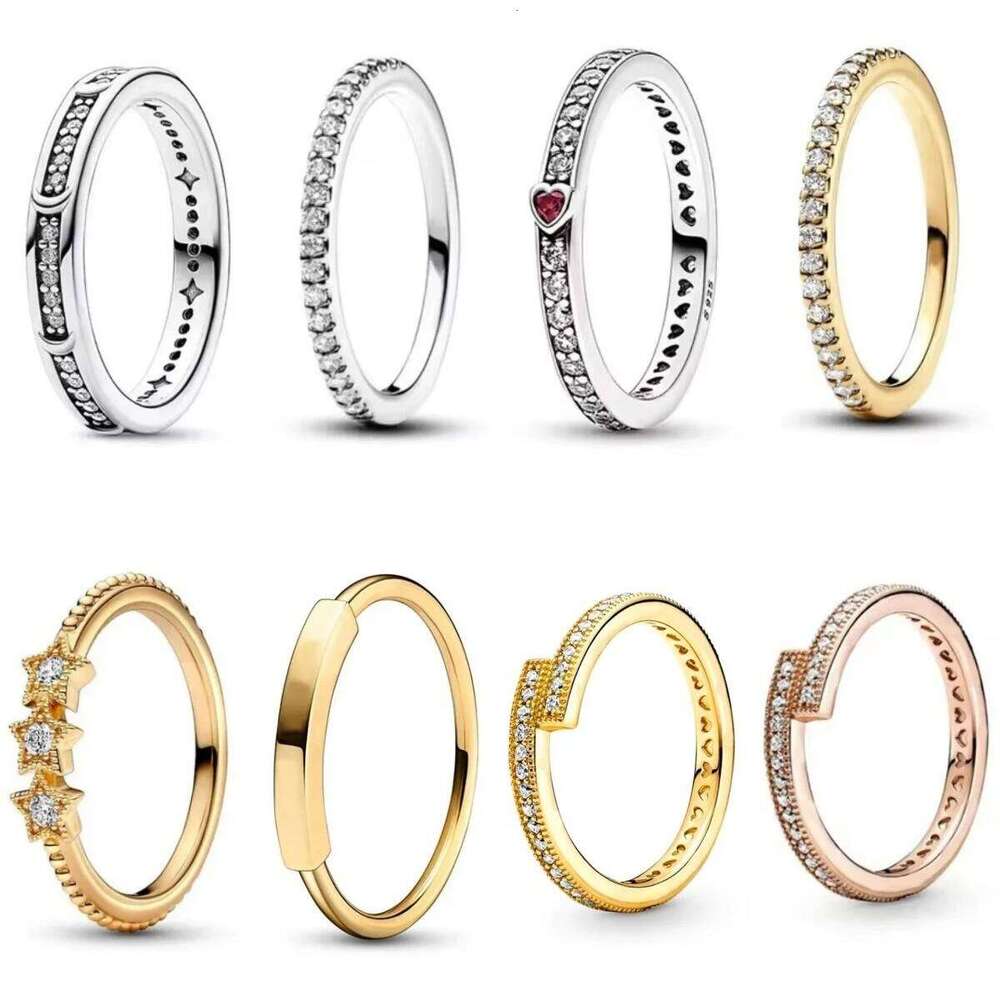 New 925 Silver Stackable Infinite Heart Simple Elegant Stars For Women Original Wedding Ring Jewelry Gift H260312