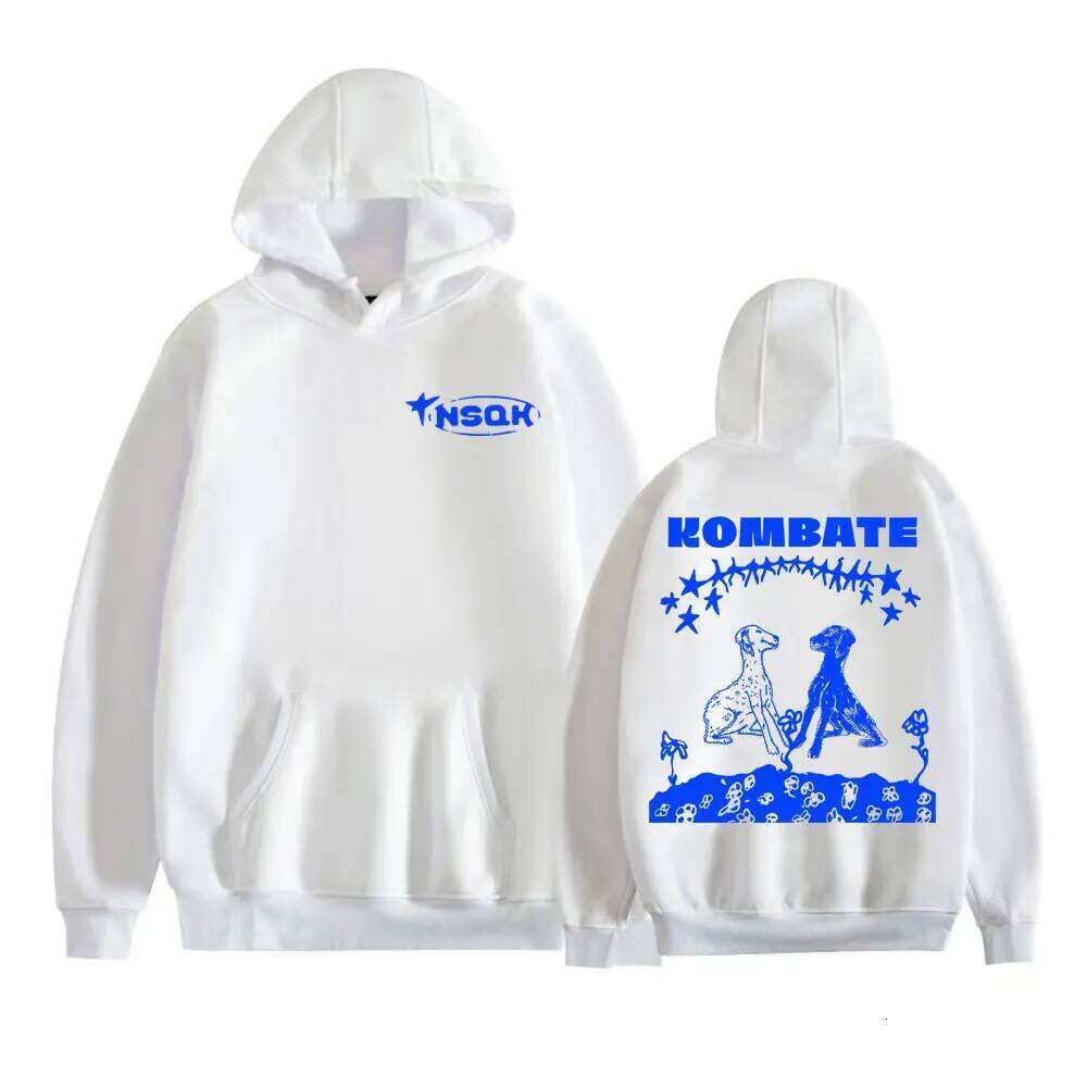 Rapper Nsqk Kombate Album Merch Hoodies Men Clothing Fashion Gothic High Street Sweatshirts Fleece Comfort Long Sleeve Pullovers Z260315