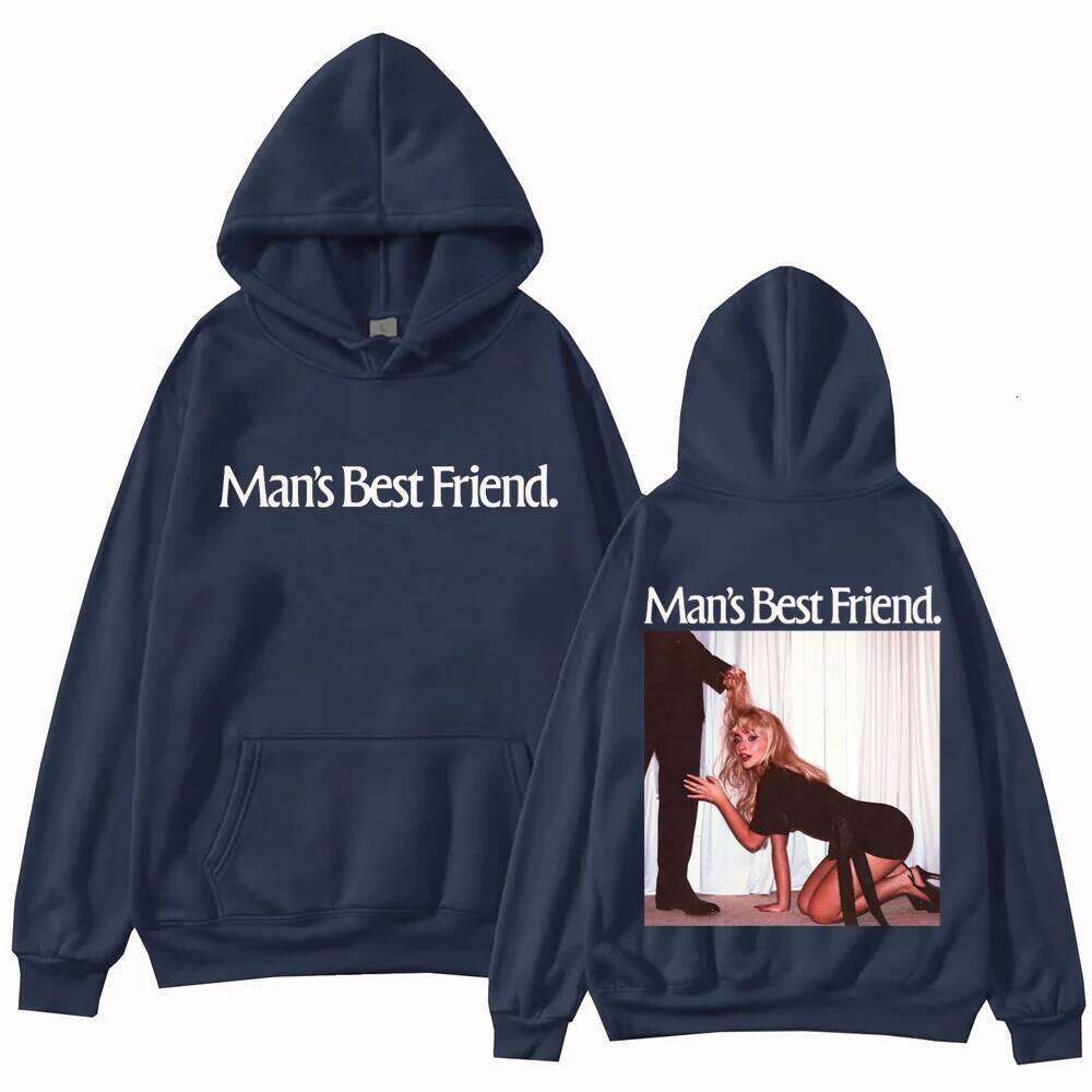 Sabrina-Carpenter New Album Mans Best Friend Hoodie Harajuku Hip Hop Pullover Tops Sweatshirt Gift Z260314