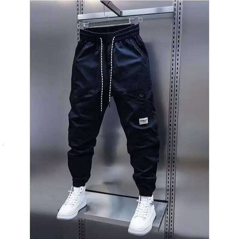 Harem Breathable Men's Clothing 2024 New Casual Pants Man Straight Trousers Z260315