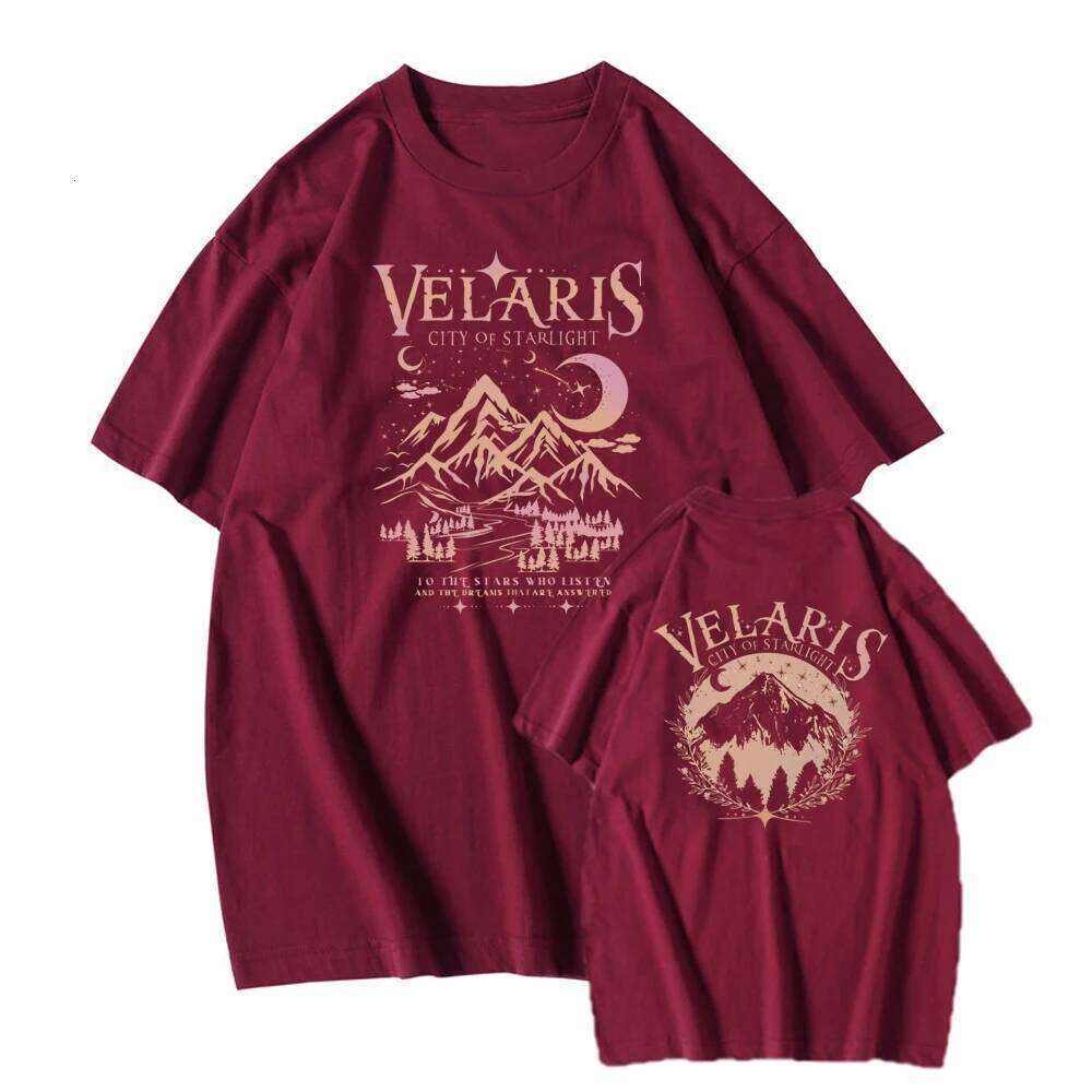 Velaris T City of Starlight ACOTAR Tshirt Night Court Shirts Rhysand Quotes Tees Sarah J Maas Apparel Bookish Gift Z260314