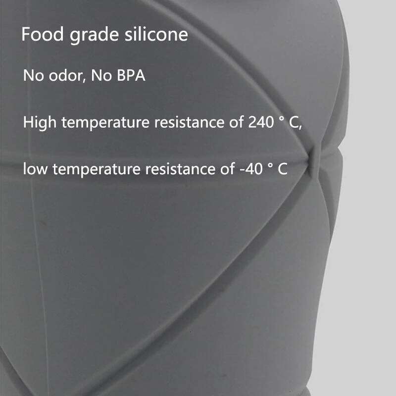 Foldable 600ML Sport Bottle Outdoor Camping Hike Portable Water Cup Thickened Food Grade Silicone Running Cycling Kettle Z260313