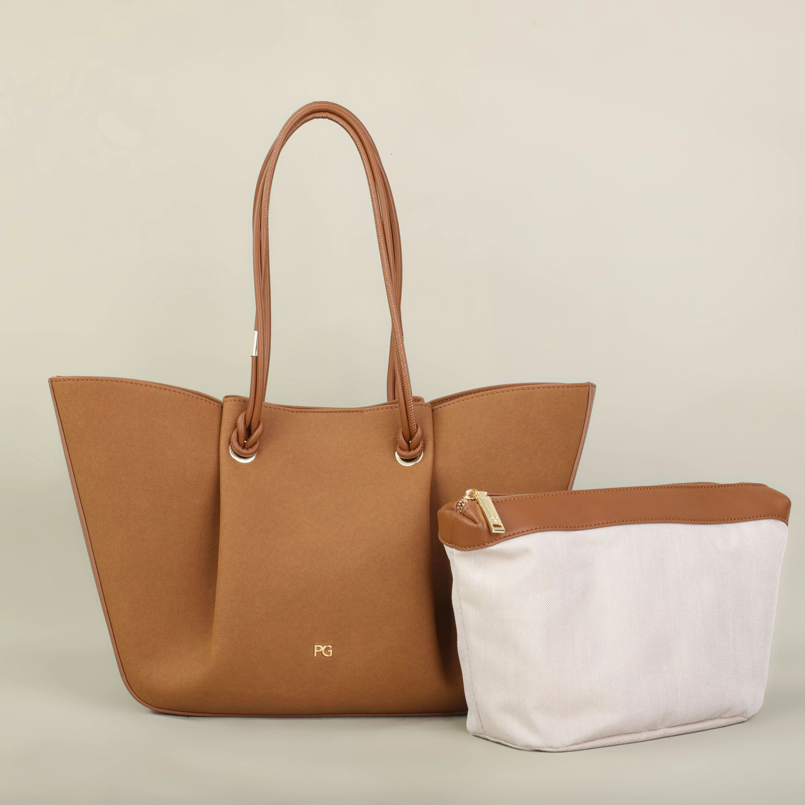 PG Atmosphere Classic Large Capacity 2026 Fashion PU Artificial Eco-Friendly Leather Shoulder Bag 260303