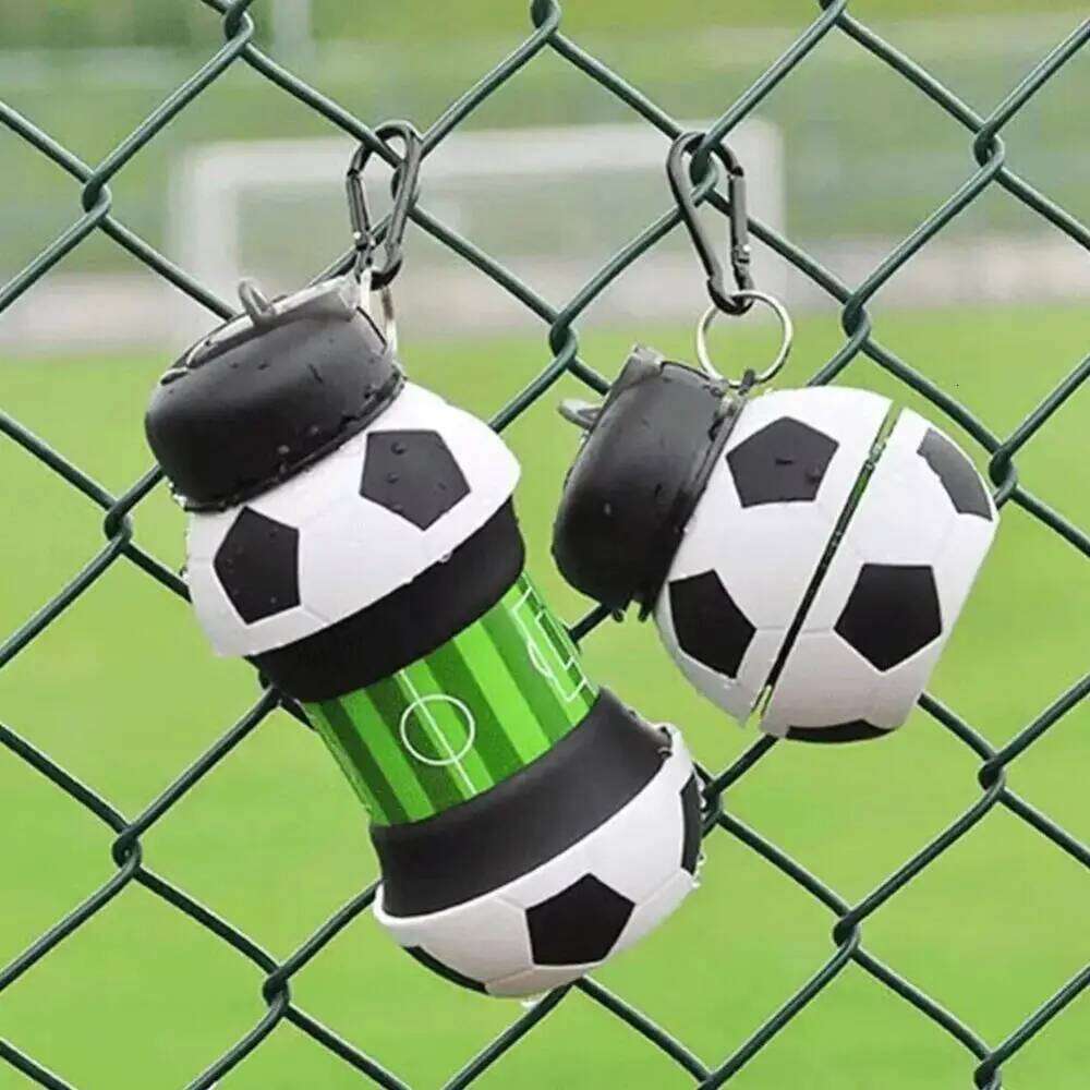 Fold Cups Mug Outdoor Sports Basketball Football Baseball Tennis Golf School Leakproof Portable Kids Water Bottle Z260314