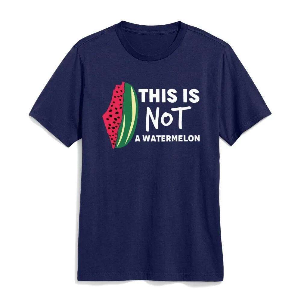 This Is Not A Watermelon T-Shirt Collection Palestine Flag Shirt Men Women Unisex Cotton Tops Peaceful Sweatshirt Z260314