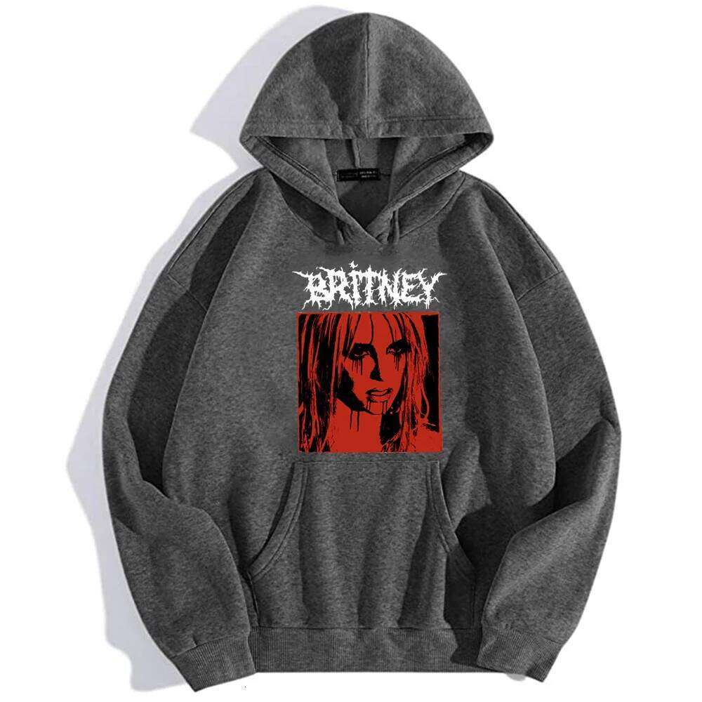 Britney Spears Metal Rock Graphic Hoodies Male and Female Z260314