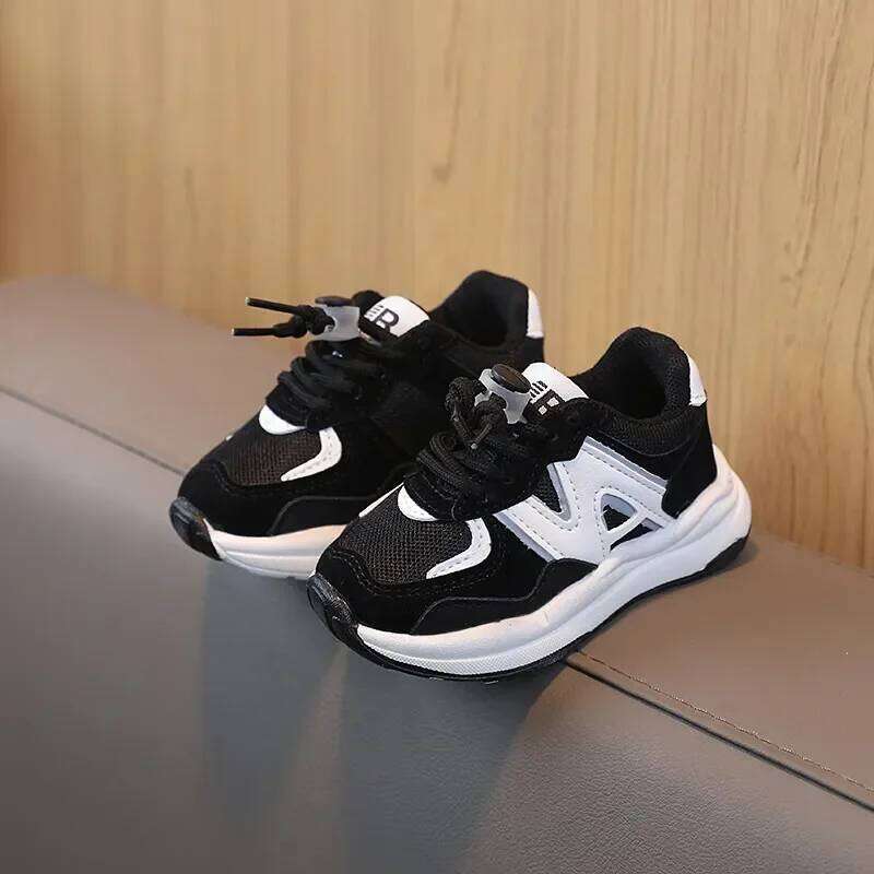 Kids for Boys Girls Soft Sneakers New 2026 Fashion Sports Running Children Flat Casual Baby Toddler Outdoor Shoes 26Y0313