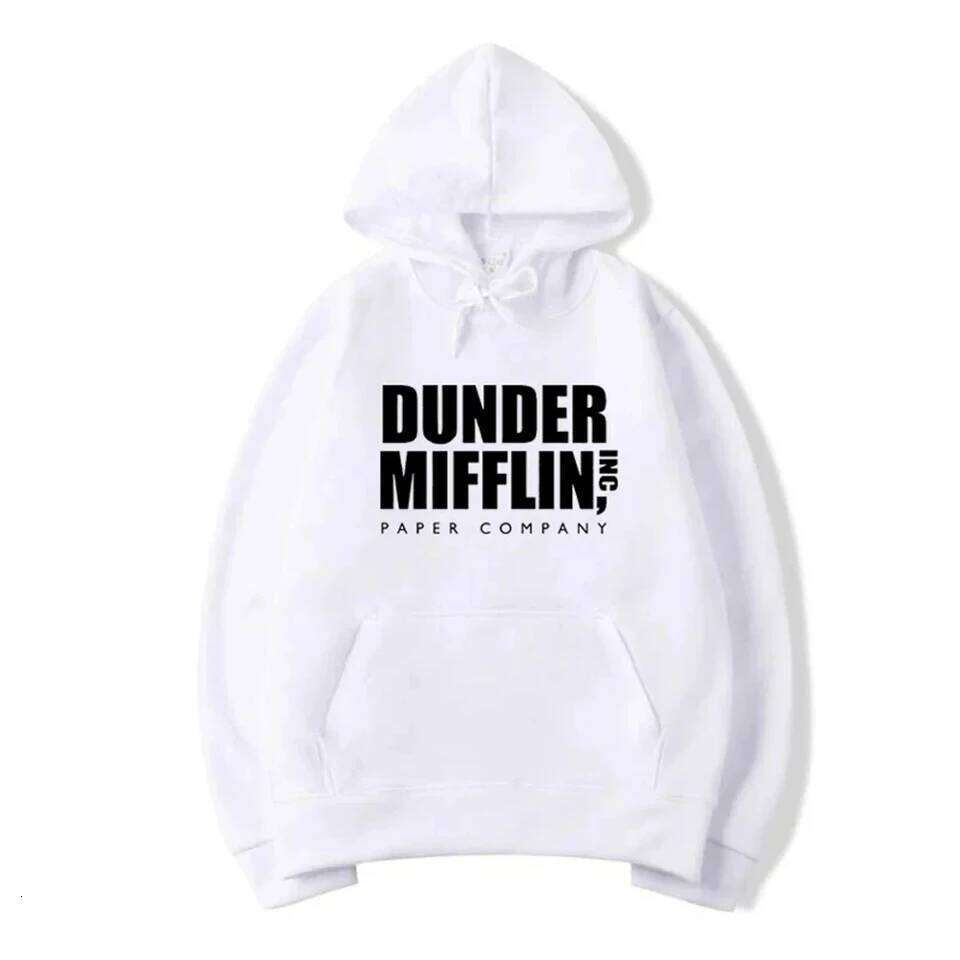 2025 The Office Dunder Mufflin INC Paper Hoodie Dwight Schrute Sweatshirt Men Women Hoodies Casual Pullover Hooded Sweater Z260314
