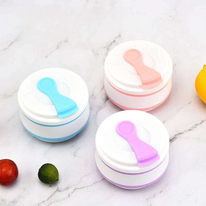 Silicone Folding Hot Drink Cup, Camping Travel, Portable, Anti-Drop Drinking Milk, High-Temperature Resistant Straw Cup Z260314