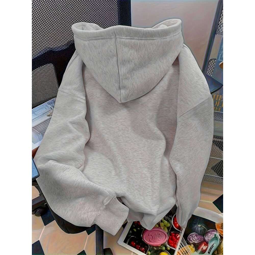 Relaxed Fit Women's Hoodie NEW YORK U.S.A. Lettering Pullover Fashion Casual HipHop Sweatshirt Harajuku Unisex 26Y0313