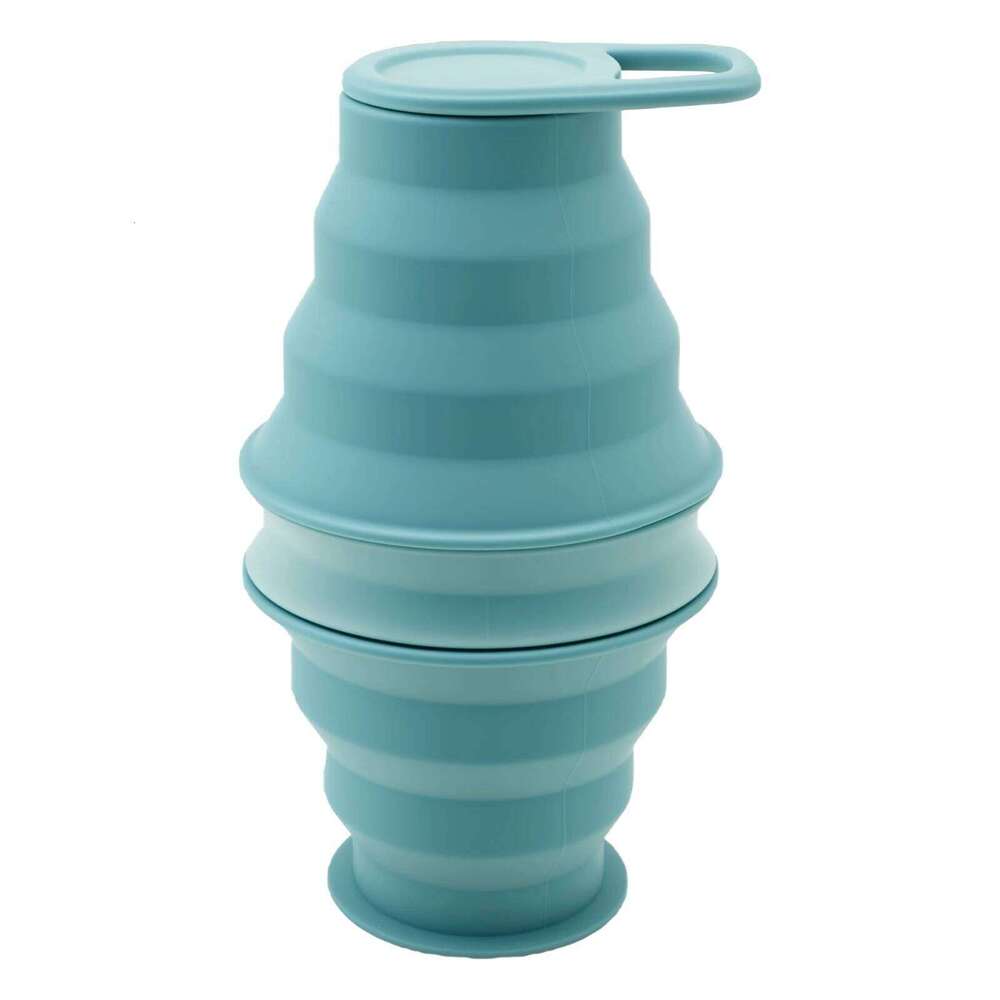 Silicone 500ml Reusable Foldable Water Bottle for Gym Travel Hiking Camping Collapsible Sport Bottles Z260313