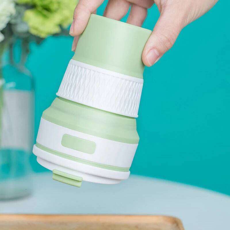 Silicone Travel Sports Outdoor Camping Portable Folding Coffee Accompanying Water Cup Z260314