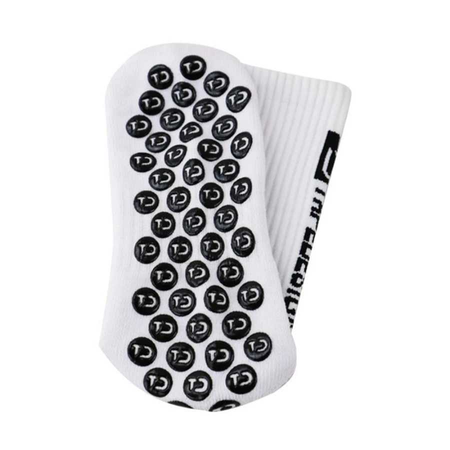 1 pair of new mid tube football socks with anti slip silicone sole thick towel cushioning football socks basketball socks D260313