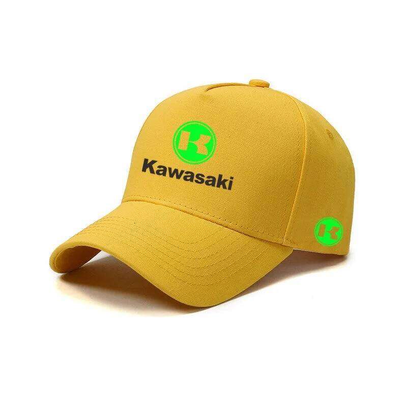 Kawasaki baseball caps, fashionable men's and women's outdoor sun hats, summer fashion hats Z260313