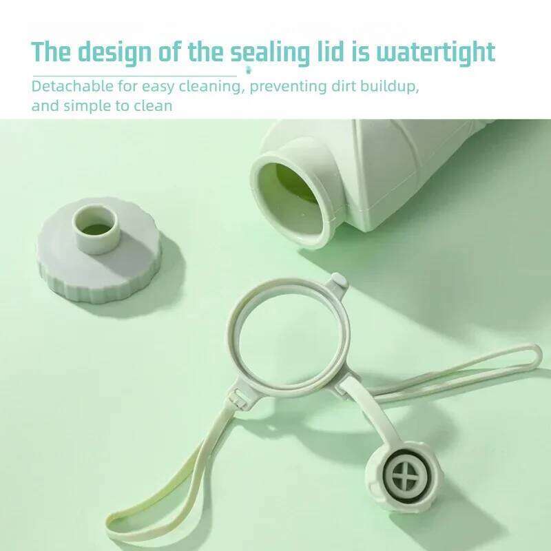 600ml Silicone Folding Water Portable Reusable Cups Outdoor Travel Gym Sports Food-grade Drinking Bottle Camping Trekking Z260314