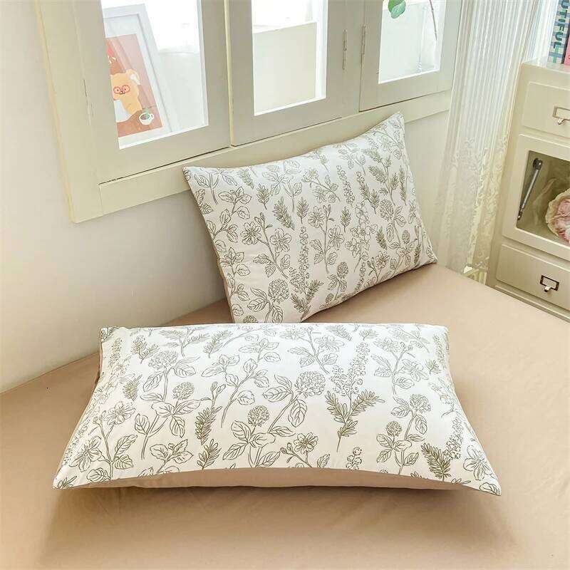 A-Class Maternal and Infant Super Soft Wrinkle Yarn Water Washed Four piece Bubble Cotton Quilt Set Bed Sheet H260312 - view 5