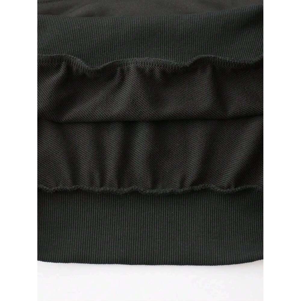 Street Style Graphic Print Zip-Up Hoodie with Patchwork Design for Casual Wear Z260314