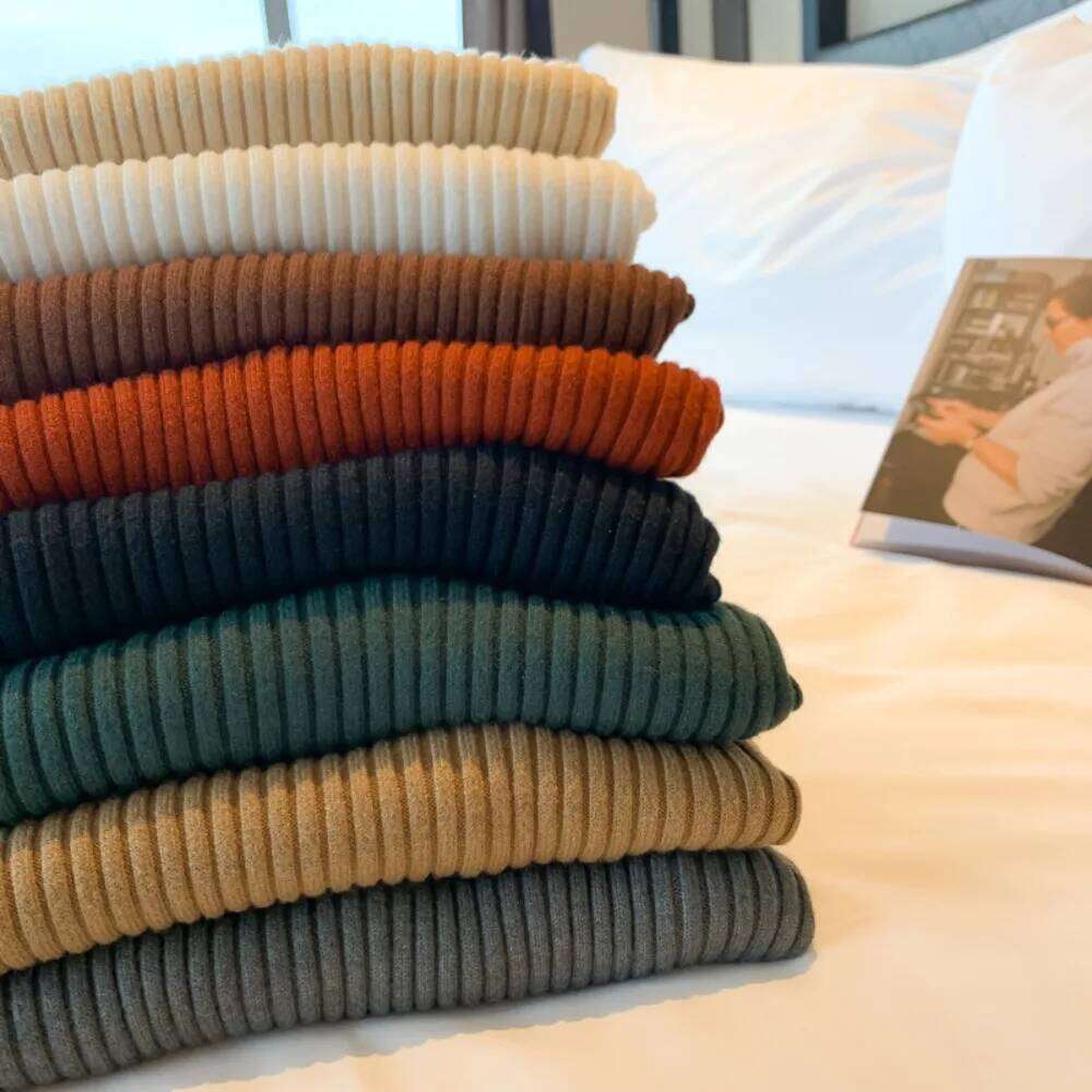 Autumn Winter Knitted Shirt Women Sweater Bottoming Shirts Female Long Sleeve Skinny Elastic Slim Sweaters Knit Pullover Tops Z260314