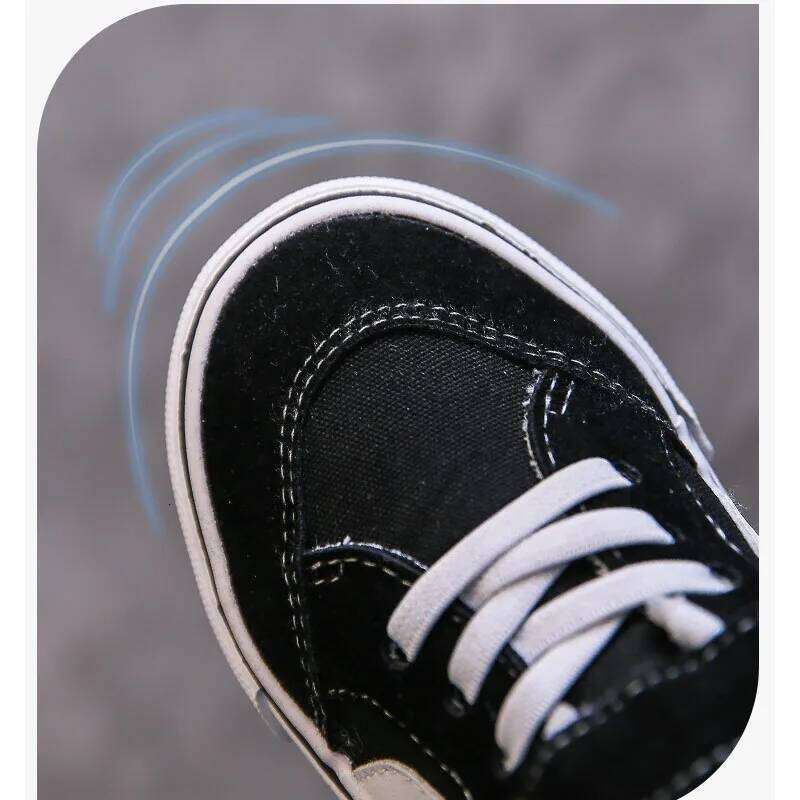 Children's Canvas Boys New Net Red Low Gang Middle and Large Children Baby Girls Board Shoes Parent-Child Shoe 26Y0313