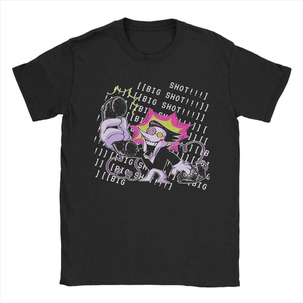 I Love My Girlfriend Mr Tenna T Shirt Summer Deltarune Game Spamton Harajuku T-Shirts Couple Tees Short Sleeve Tshirt Z260314