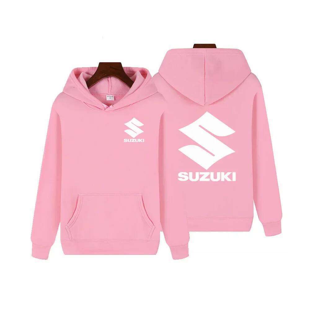 New Suzuki classic hoodie suitable for autumn and winter outdoor sports rock climbing motorcycle riding, casual men's sweatshirt Z260314