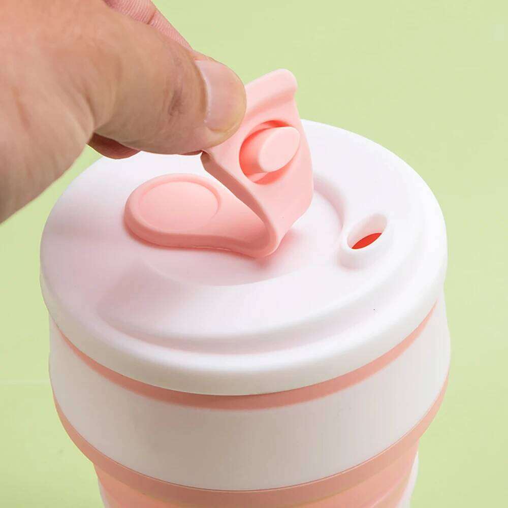 Sport Mug Folding Cup Coffee Foldable Silicon Bpa Free Best Seller Collapsible Travel Food Grade Silicone Minimalist Color Box Z260314