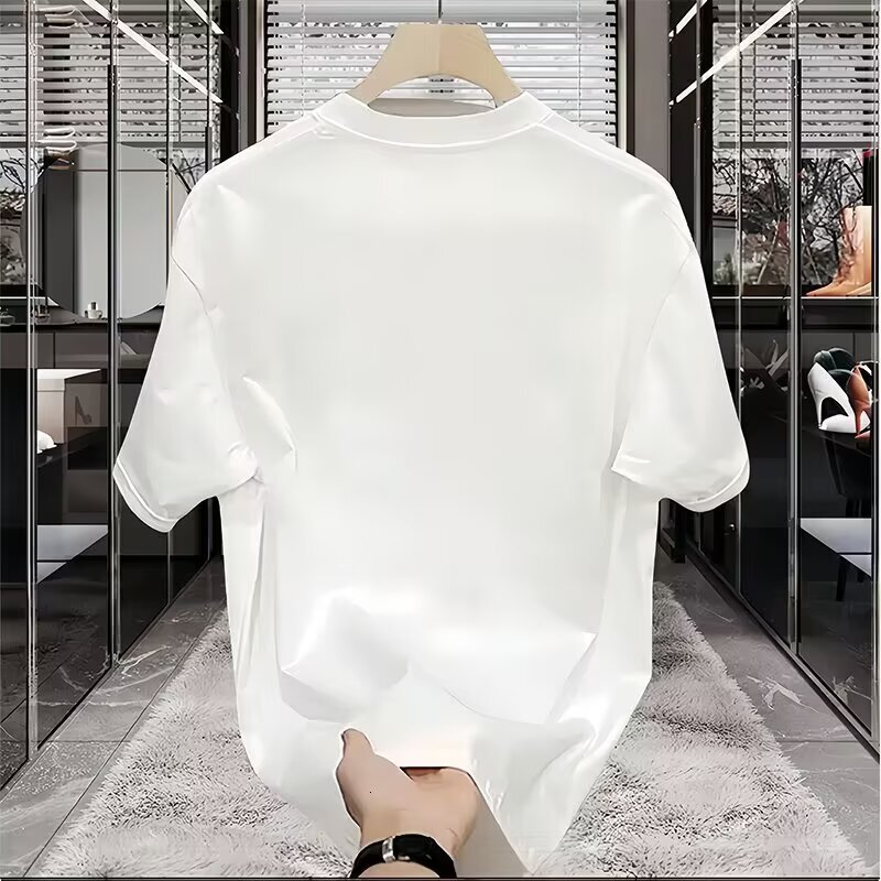 Essentials Shirt Fast Delivery Trend High-end Versatile Mens Designer Clothes Classic Print Refreshing Noble Casual Y2k High Quality Comfortable Fabri